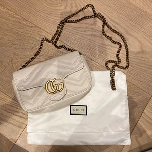 Gucci GG Marmont leather super mini bag